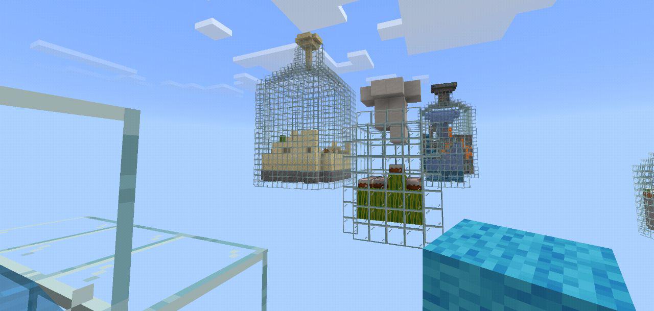 Скачать карту выживание в бутылке для Minecraft PE Карта