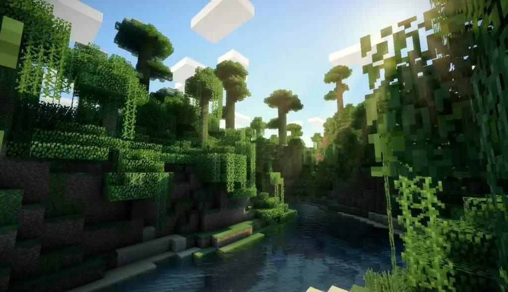 Shaders in Blocklauncher do Minecraft PE