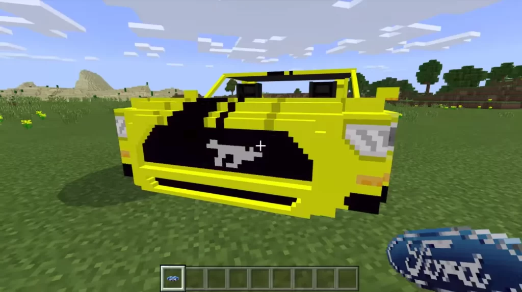 Ford Mustang a Minecraft PE -ben