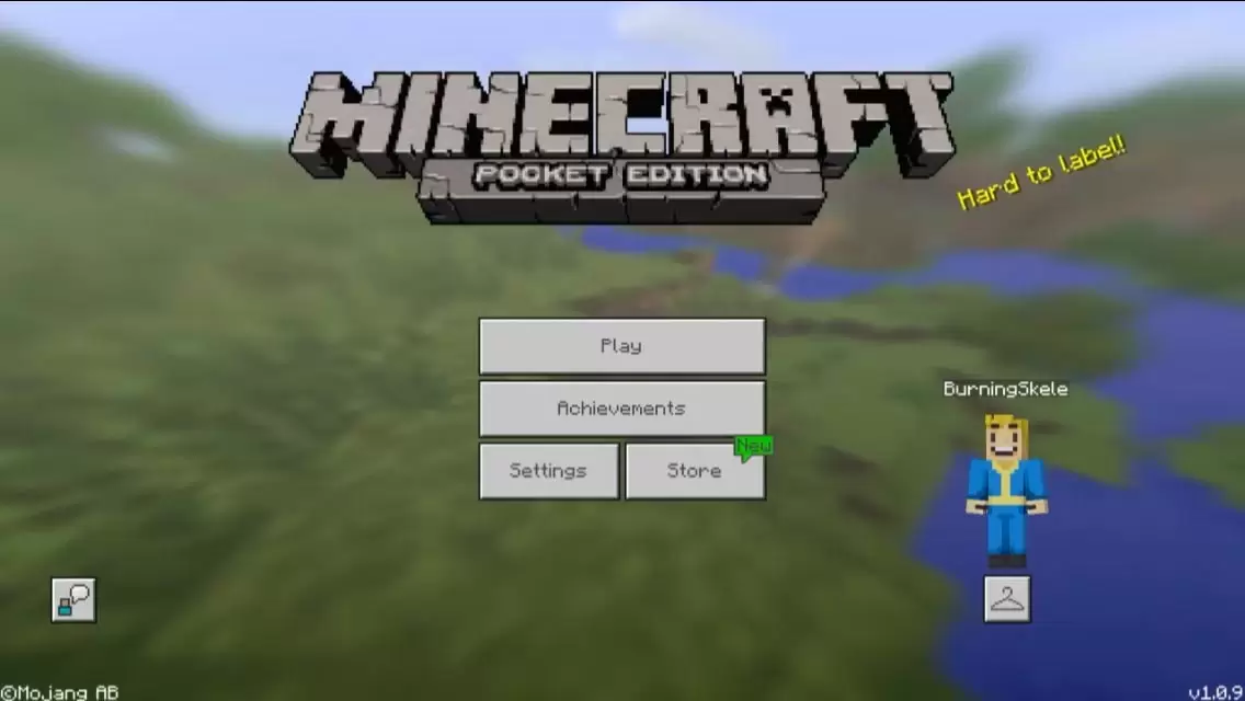 Minecraft PE 1.0.9 ഡൗൺലോഡ് ചെയ്യുക