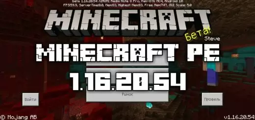 Minecraft 1.16.20.54 ഡൗൺലോഡ് ചെയ്യുക