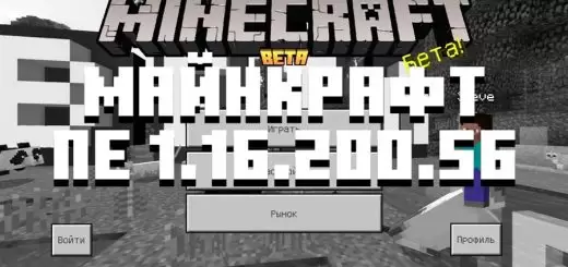 Спампаваць Minecraft PE 1.16.200.56