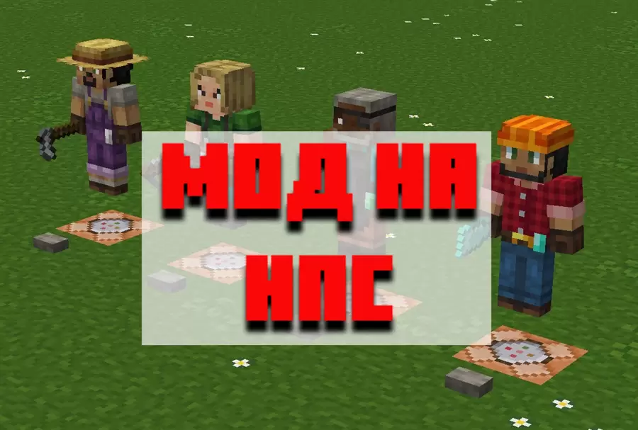Töltse le a modot az npc -hez a Minecraft PE számára