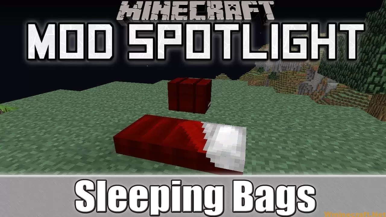 Спальный мешок майнкрафт. Sleeping Bags Mod. Minecraft sleeping Bag. Как сделать спальный мешок майнкрафт.